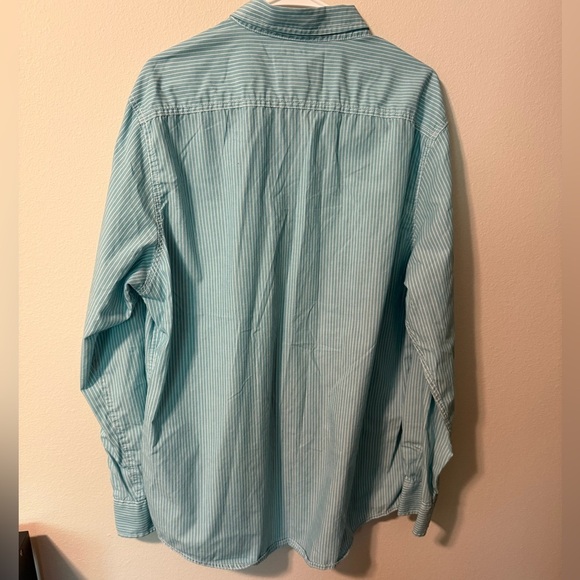 American Rag Blue Casual Button Down Shirt - Picture 2 of 3